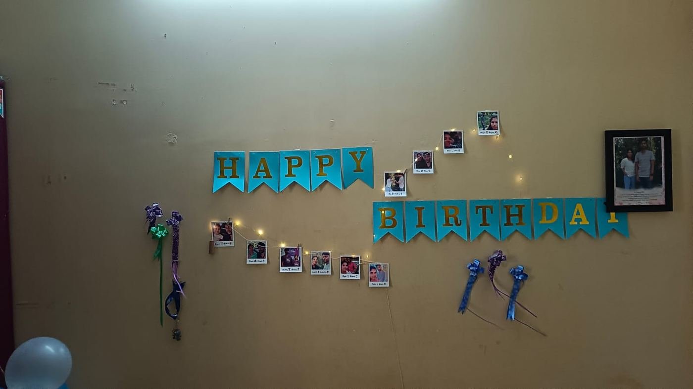 Wall decoration by her